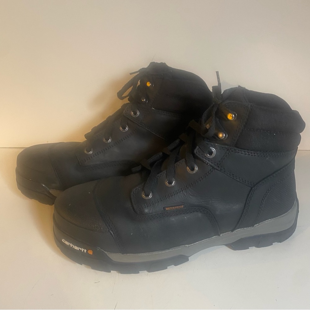 CARHARTT Black Cap Toe Work Boot
Size 10.5